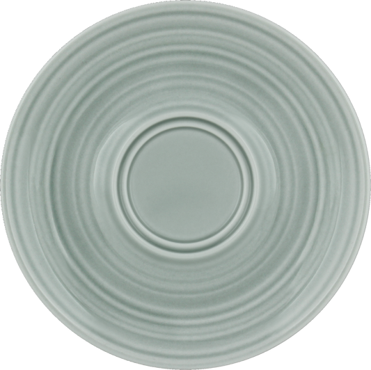 BHS tabletop AG Untertasse Doppelspiegel Struktur 16cm für professionelle Gastronomie