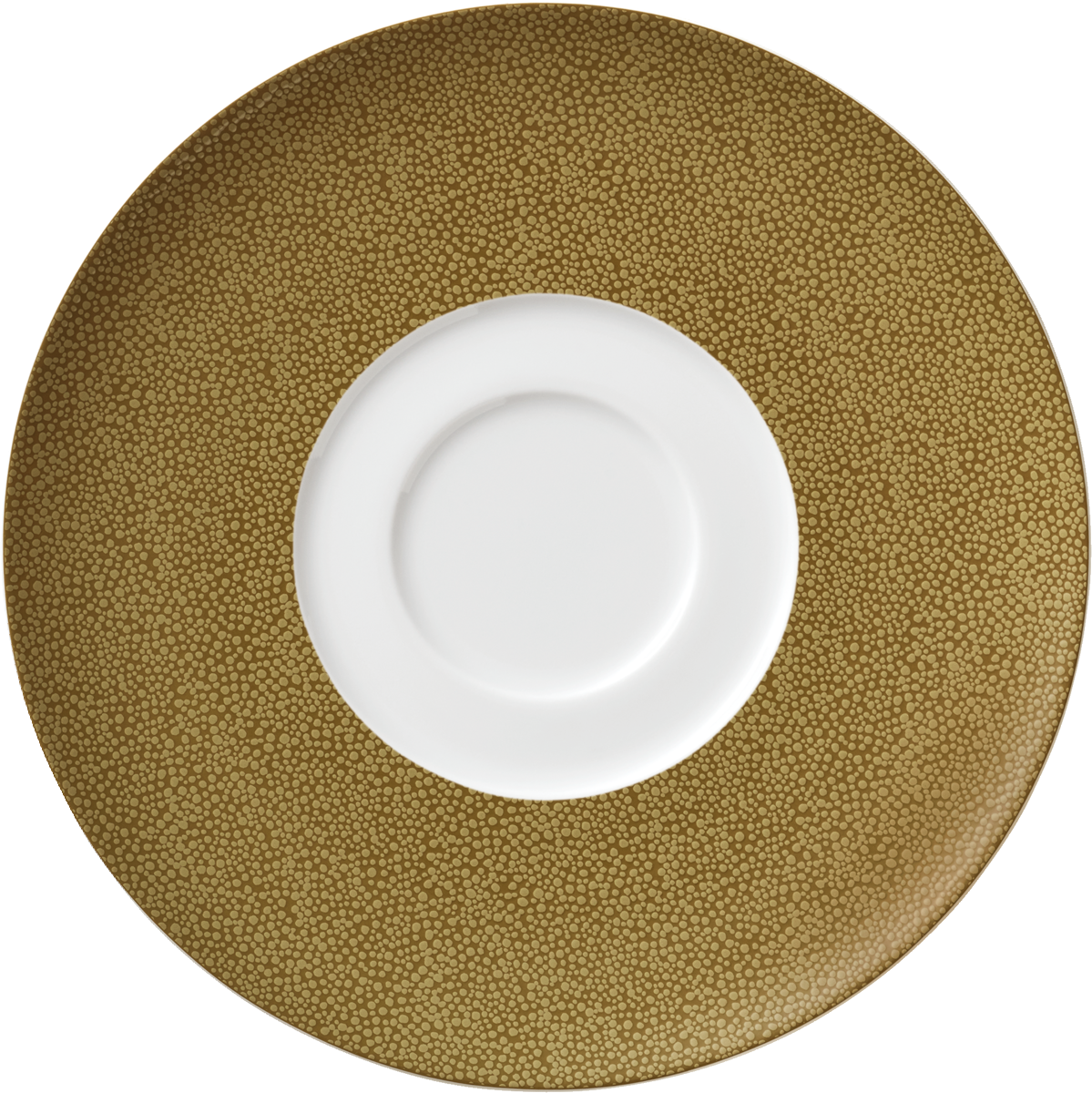 BHS tabletop AG Untertasse Doppelspiegel 16cm - PEARLS OLIVE für Gastronomie