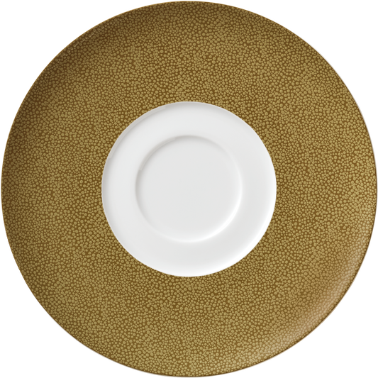 BHS tabletop AG Untertasse Doppelspiegel 16cm - PEARLS OLIVE für Gastronomie