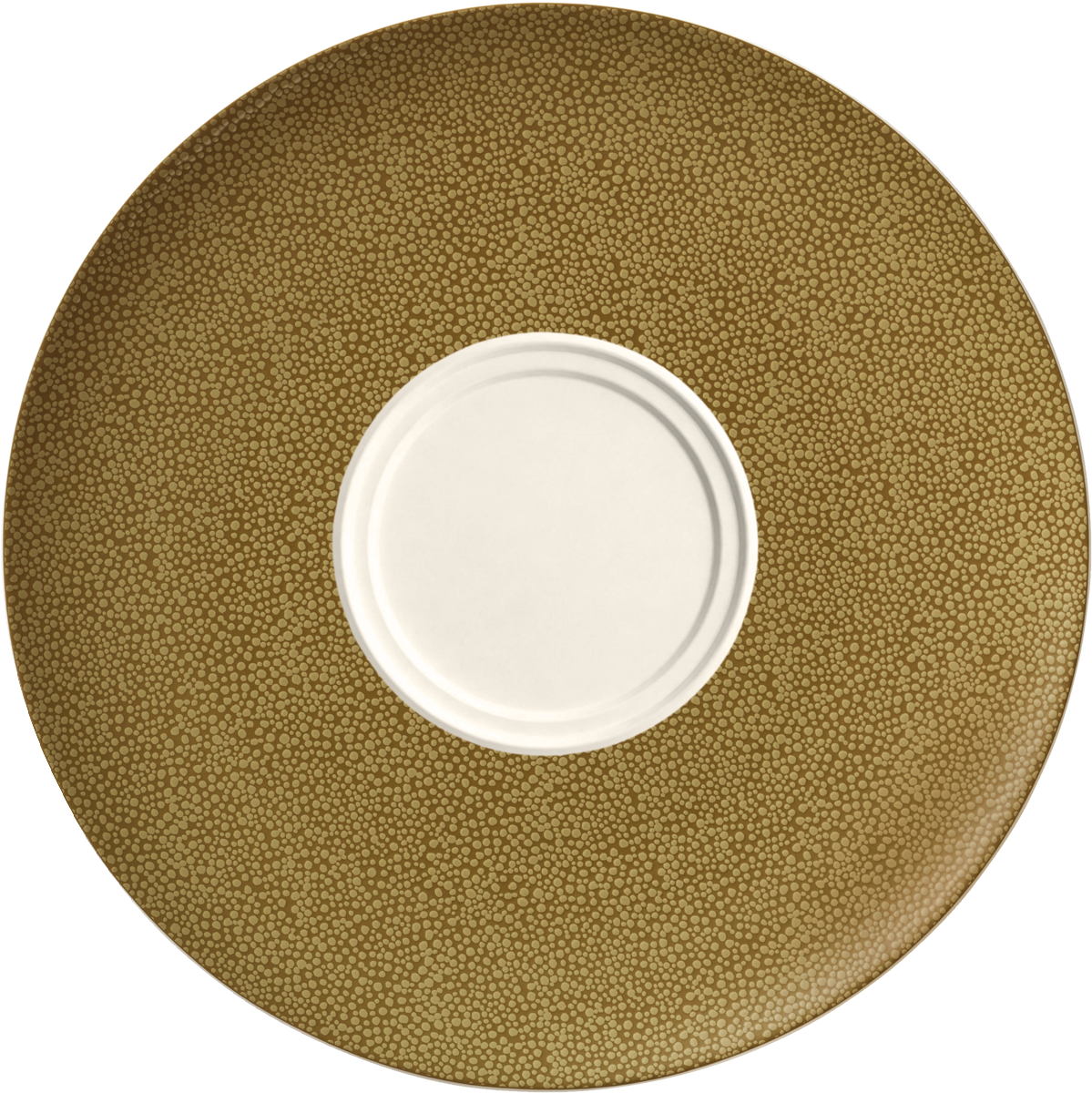 BHS tabletop AG Untertasse Doppelspiegel 21cm - PEARLS OLIVE für Gastronomie