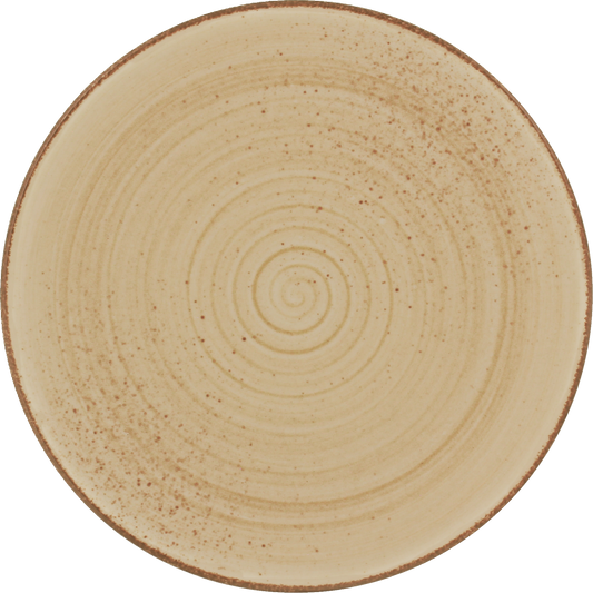 BHS tabletop AG Teller flach rund coup 15cm - RUSTIC SAND für ansprechende Speisenpräsentation