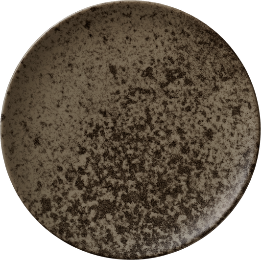 BHS Teller flach rund coup 20cm - SANDSTONE DARK BROWN für die Gastronomie