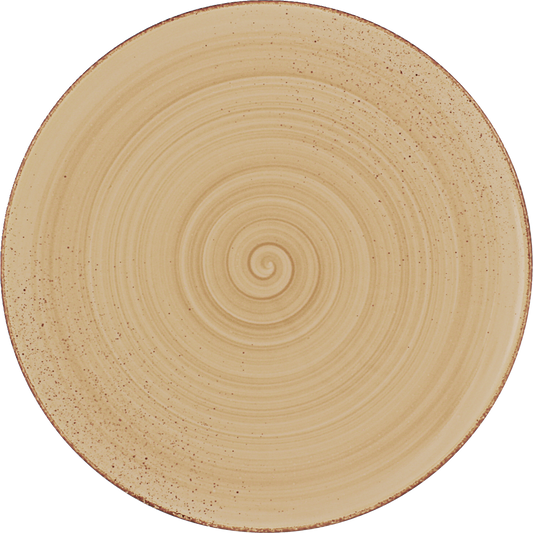 BHS tabletop AG Teller flach rund coup 26cm - RUSTIC SAND für die Präsentation von Speisen