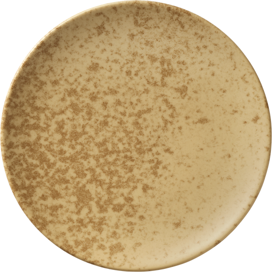 BHS tabletop AG flacher runder Teller in Sandstone Dark Yellow für die Gastronomie