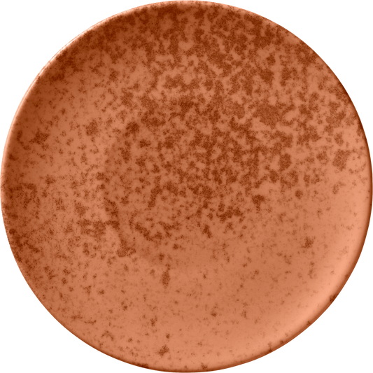 BHS Teller tief rund coup 24cm in Sandstone Orange für ansprechende Speisenpräsentation