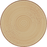 Bauscher Untertasse rund 19cm - RUSTIC SAND