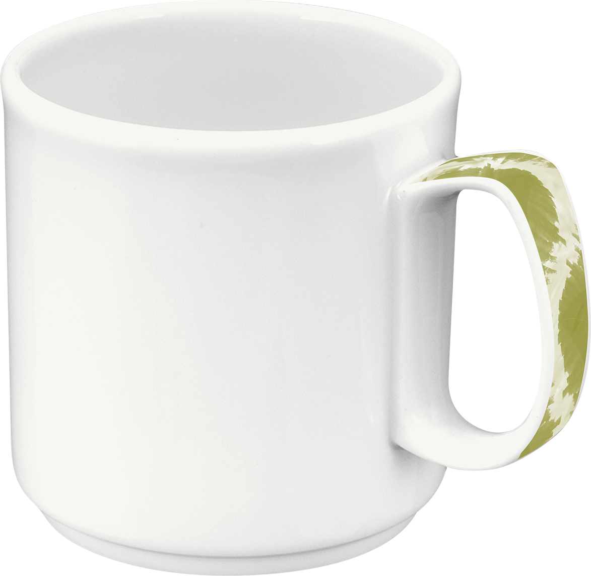 BHS tabletop AG CALMERA GREEN Spezialbecher für Gastronomie, stapelbar und aus Porzellan.