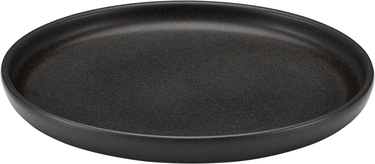 BHS tabletop AG Teller flach rund schwarz 22cm für die Gastronomie