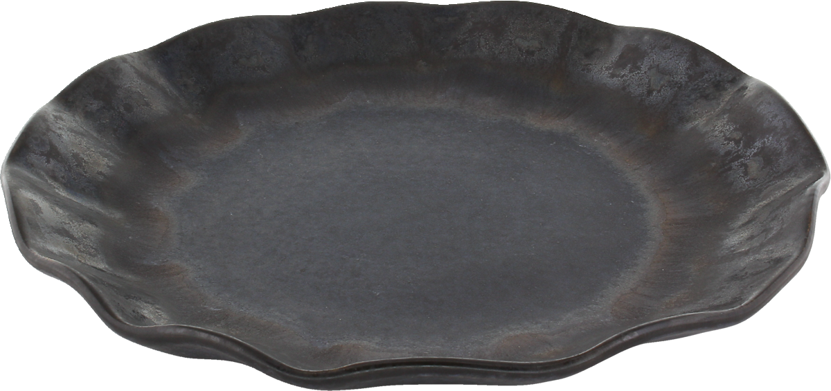 BHS tabletop AG flacher runder Teller ebony 22cm für professionelle Gastronomie