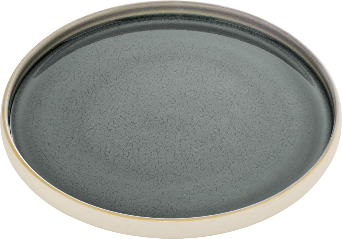 BHS tabletop AG Teller flach rund grau 27cm für die Gastronomie