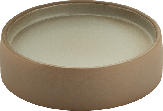 BHS tabletop AG Teller flach/tief rund beige/grey 16cm für professionelle Gastronomie