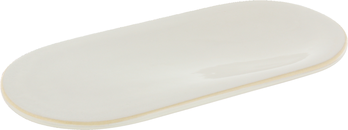 BHS tabletop AG Platte oval beige 22x10cm für die Präsentation von Speisen