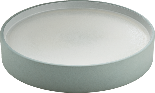 BHS tabletop AG Teller flach/tief rund 24cm in grau/weiß, ideal für die Gastronomie