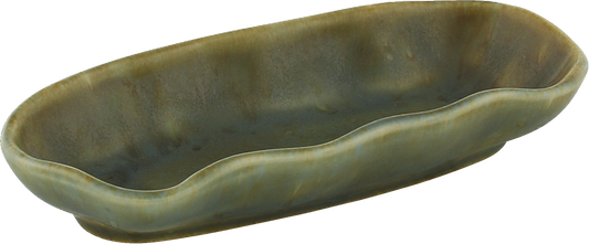 BHS tabletop AG Platte oval olive 15x7cm für ansprechende Tischpräsentationen