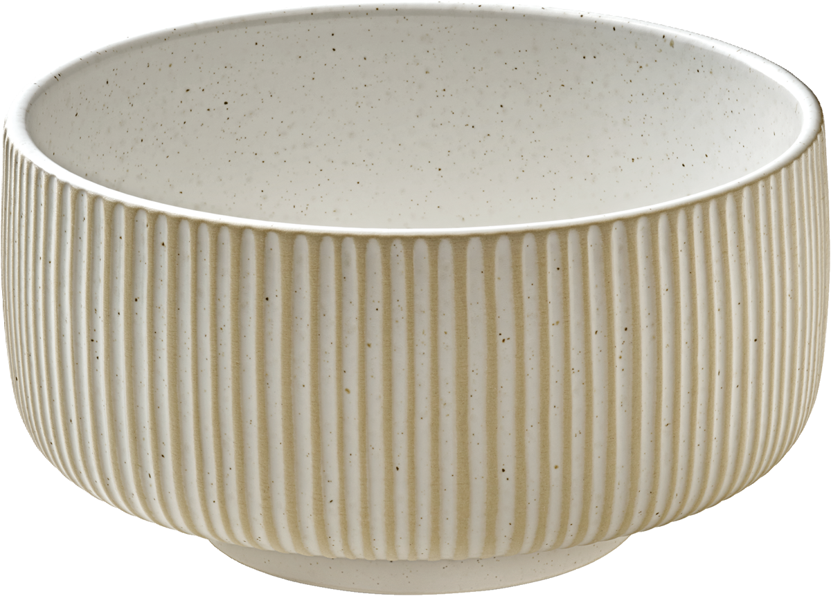 BHS tabletop AG Schüssel rund Relief 15cm aus Steinzeug für Gastronomie