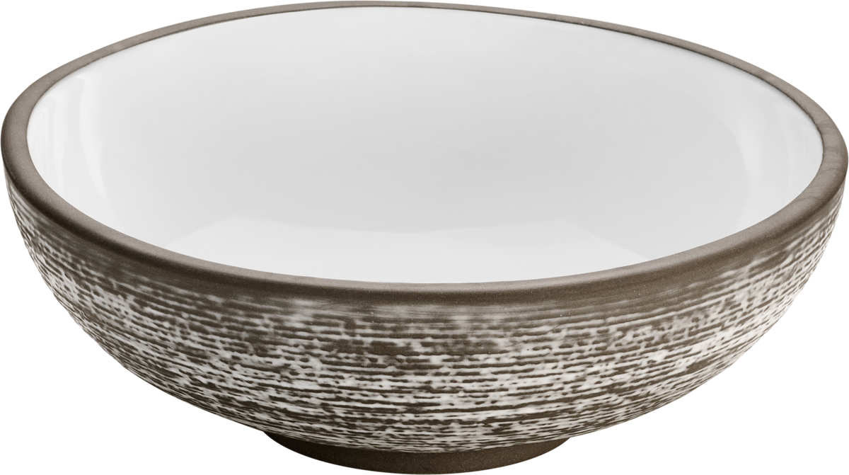BHS tabletop AG Schüssel rund Struktur weiß 17cm für professionelle Foodpräsentationen