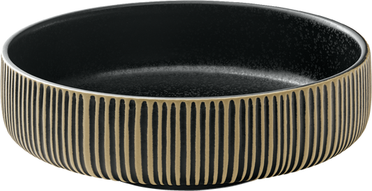 BHS tabletop AG Schüssel rund Relief black/white 21cm für die Gastronomie