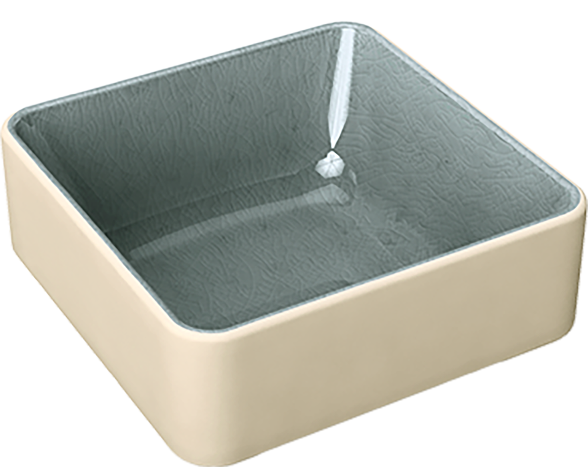 BHS tabletop AG NARA Schälchen grau 9x9cm für Snacks und Desserts