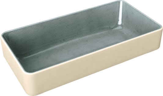 BHS tabletop AG Schale rechteckig stapelbar grau 18x9cm für Gastronomie