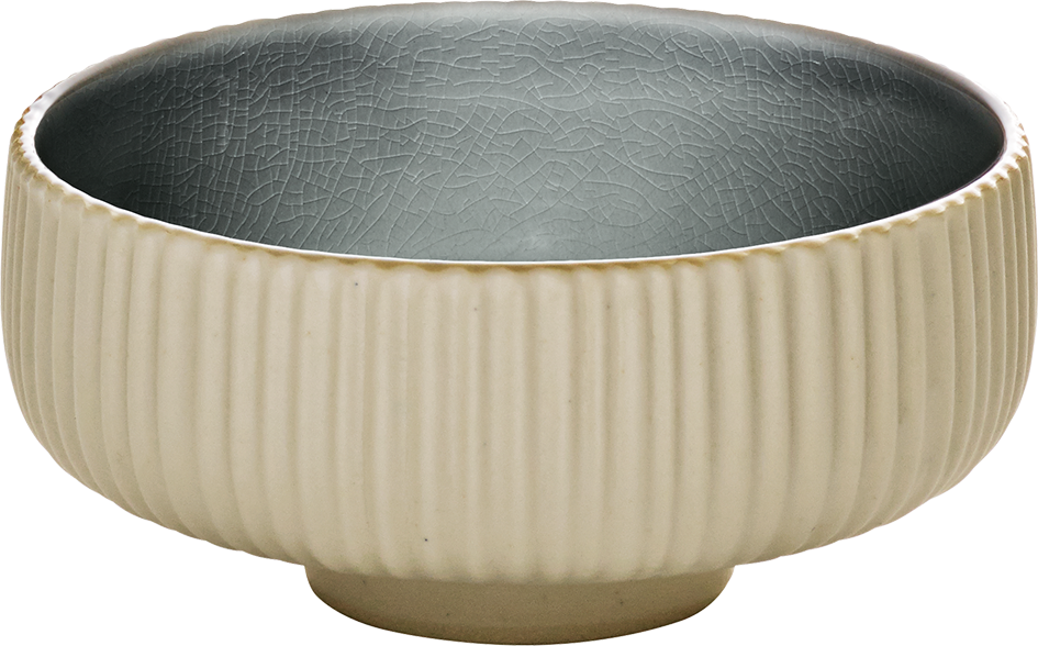 BHS tabletop AG Schälchen rund Relief grau 8cm für die Gastronomie