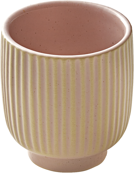 BHS tabletop AG Obertasse Relief rosé 0.10l für Gastronomie