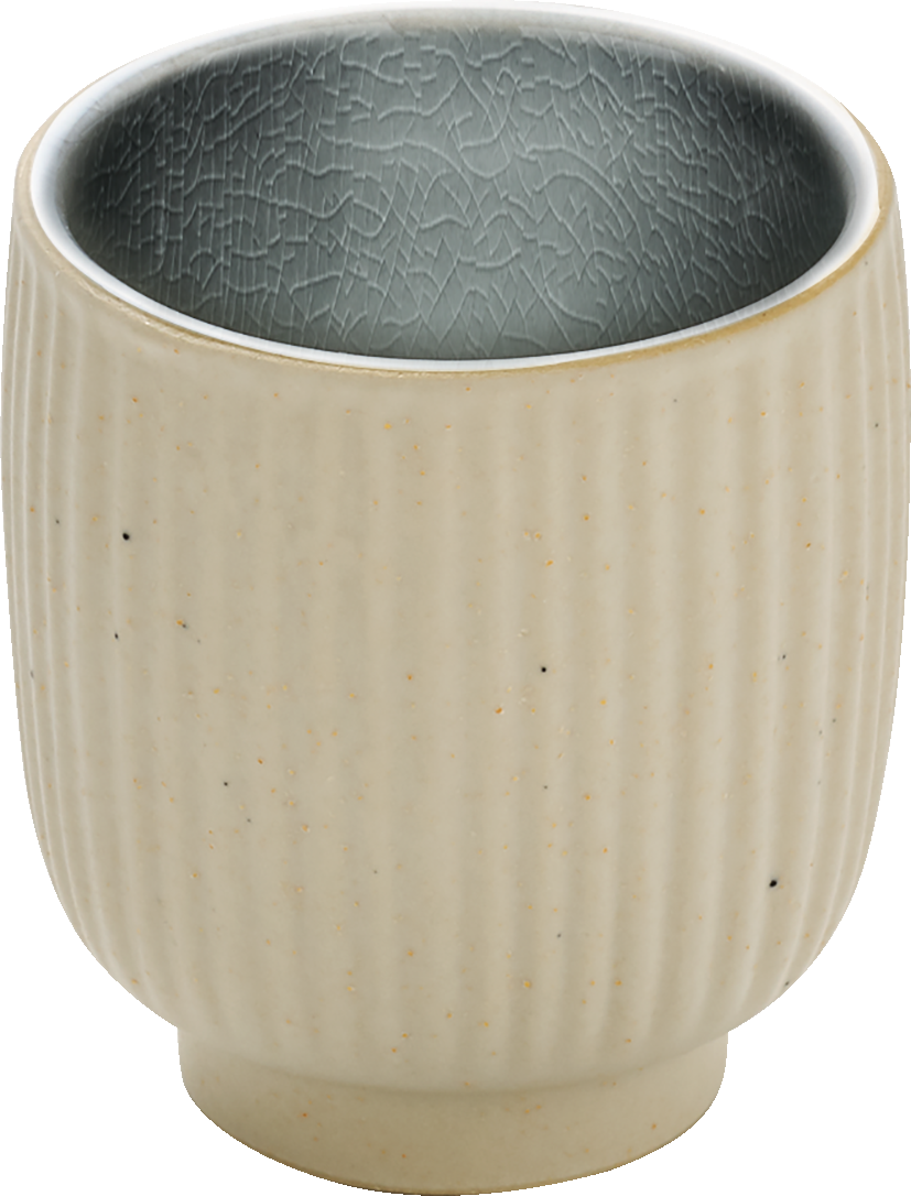 BHS Obertasse NARA Relief grau 0.10l für Gastronomie