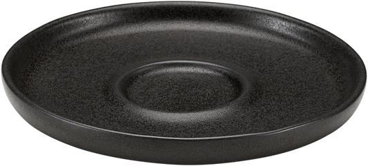 BHS tabletop AG Untertasse rund schwarz 12cm für die gastronomische Präsentation von Speisen