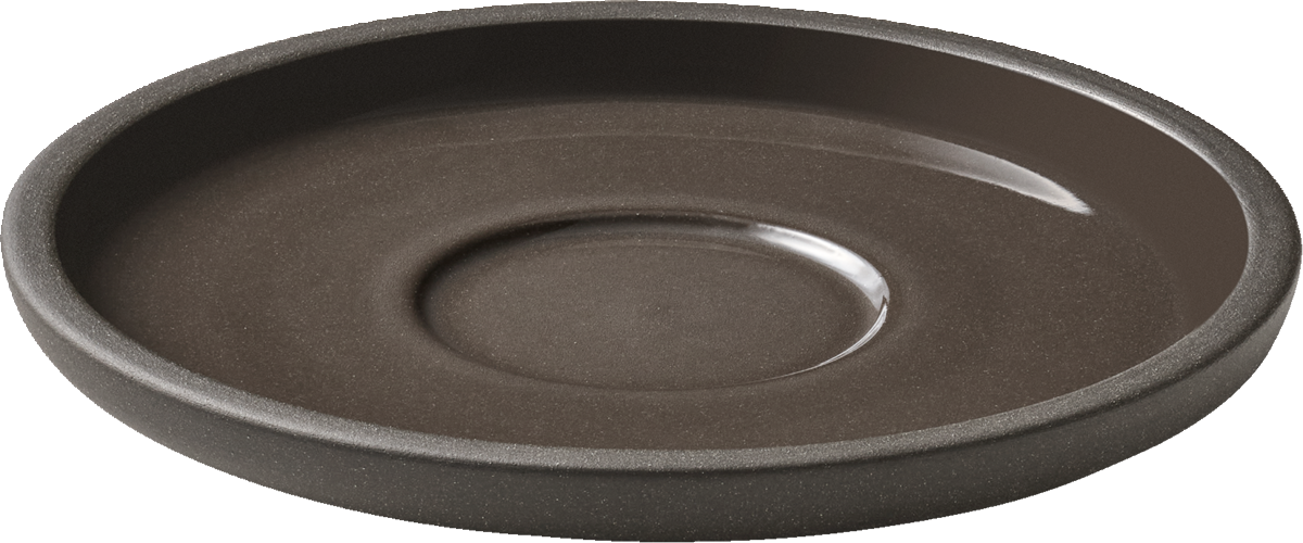 BHS tabletop AG Untertasse rund taupe 14cm für professionelle Foodpräsentation