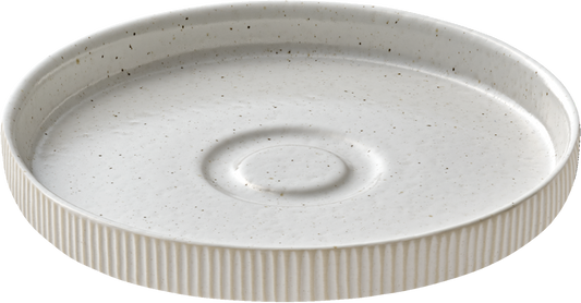 BHS tabletop AG Untertasse rund Relief 15cm für den gedeckten Tisch