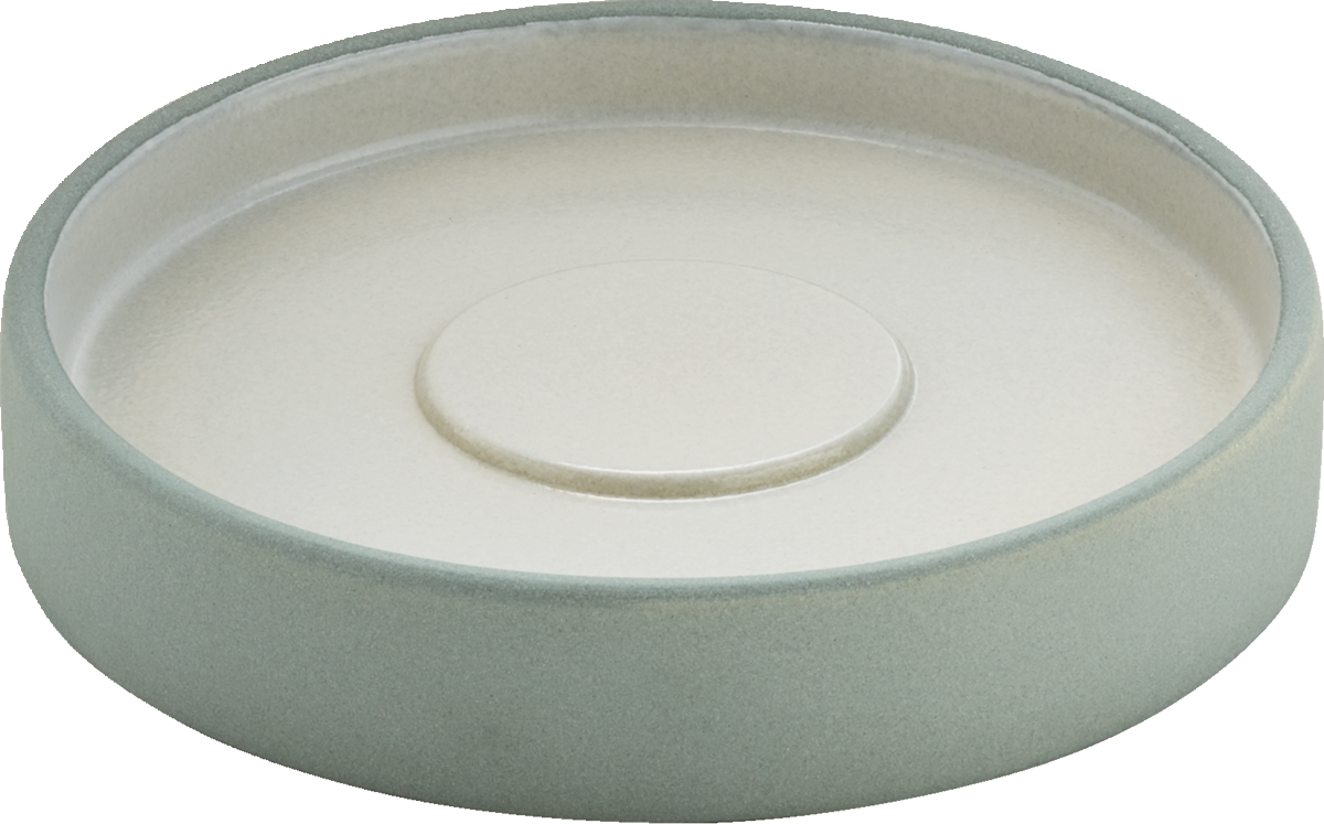 BHS tabletop AG Teller/Untertasse rund grey/white 14cm für Gastronomie