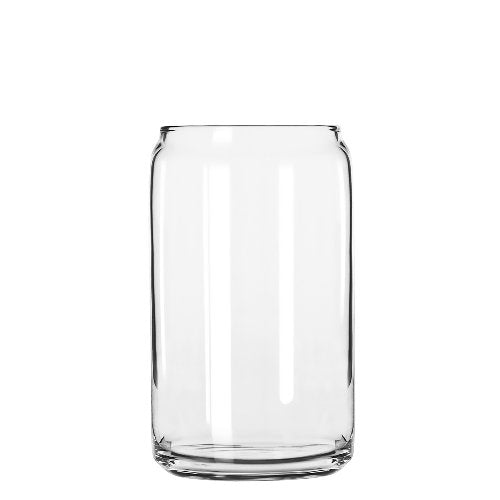Libbey Can -GLASS CANS- 473 ml, transparentes Glasbehältnis für Getränke im Gastronomiebereich
