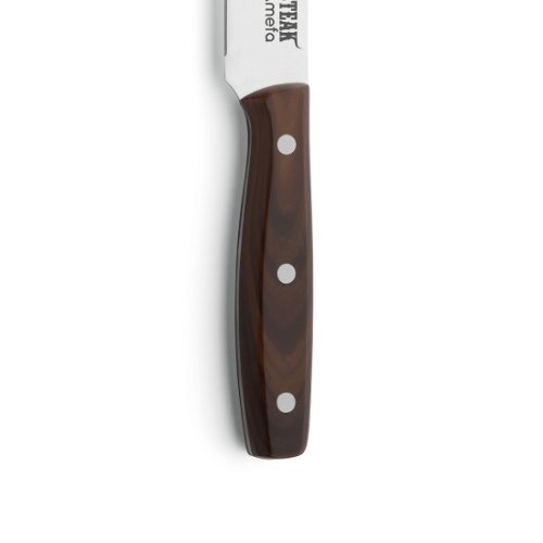 Amefa PORTERHOUSE Steakmesser aus Edelstahl mit Holzgriff für müheloses Schneiden von Steaks