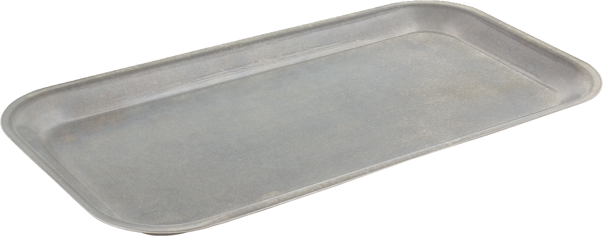 BHS tabletop AG rechteckige Edelstahlplatte 26x14cm für Gastronomie