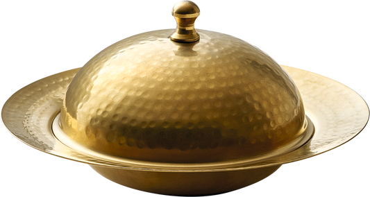 BHS tabletop AG runder Teller mit Cloche aus Edelstahl für die Gastronomie
