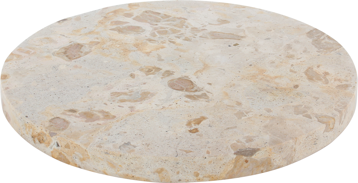 BHS tabletop AG Teller flach rund beige 22cm für ansprechende Speisenpräsentation