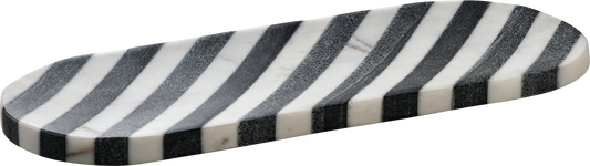 BHS tabletop AG Marmorplatte oval 32x12cm für elegante Speisenpräsentation