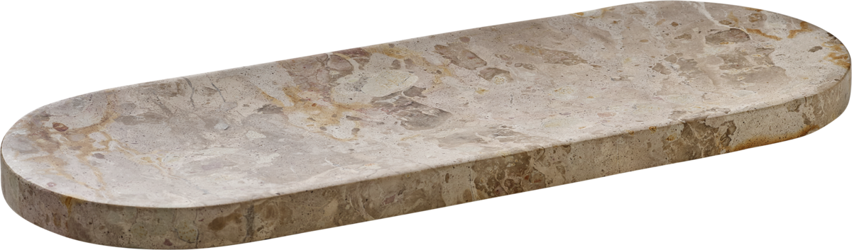 BHS tabletop AG Platte oval beige 32x12cm für die stilvolle Präsentation von Speisen
