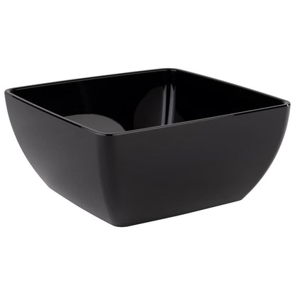 APS Schale -FRIENDLY- 25x25 cm schwarz, ideal für Salate und Obst.