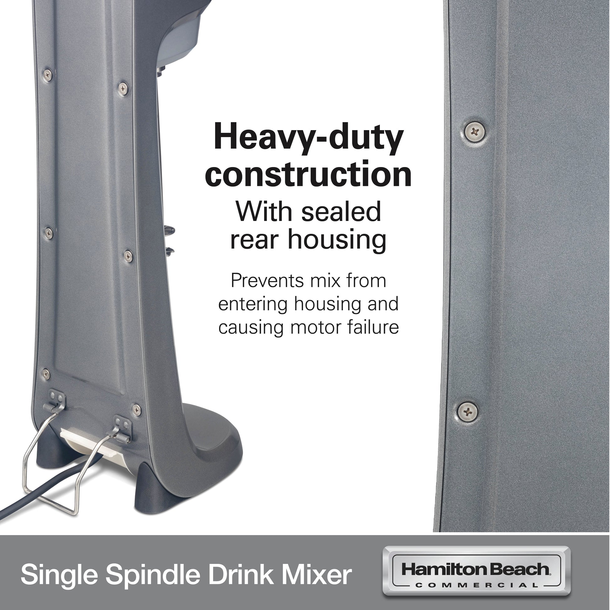 Hamilton Beach Commercial® Single Spindle Getränkemixer HMD200R für die Zubereitung von Shakes und Cocktails