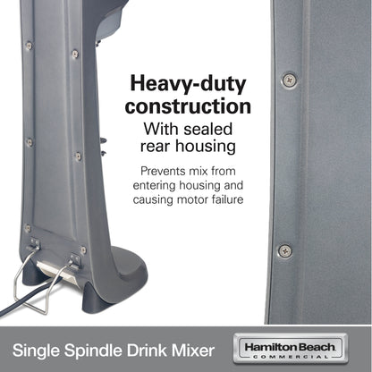 Hamilton Beach Commercial® Single Spindle Getränkemixer HMD200R für die Zubereitung von Shakes und Cocktails