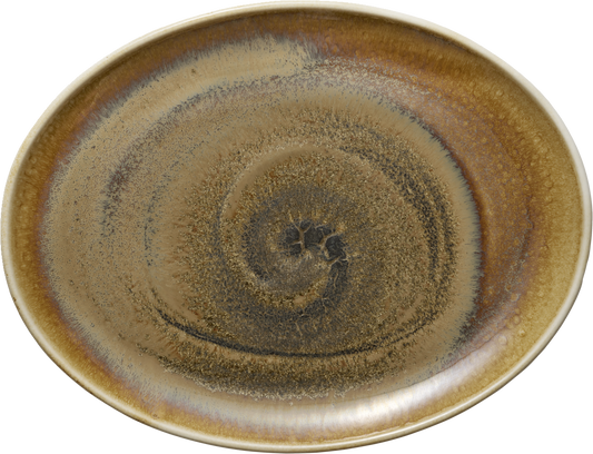 BHS tabletop AG Platte oval coup 31x24cm für die Präsentation von Speisen.