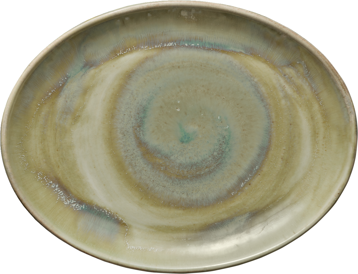 BHS tabletop AG ovale Platte coup 31x24cm für Speisenpräsentation