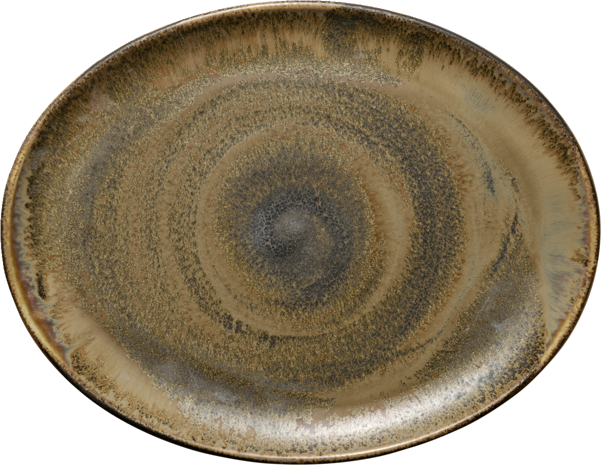 BHS tabletop AG ovale Platte coup 36x28cm für ansprechende Speisenpräsentation