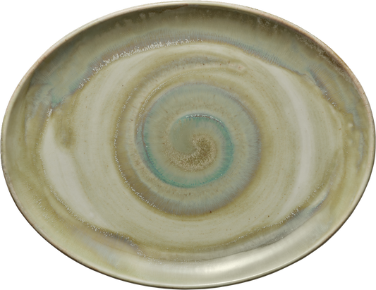 BHS tabletop AG ovale Platte coup 36x28cm für die ansprechende Präsentation von Speisen im Gastronomiebereich.