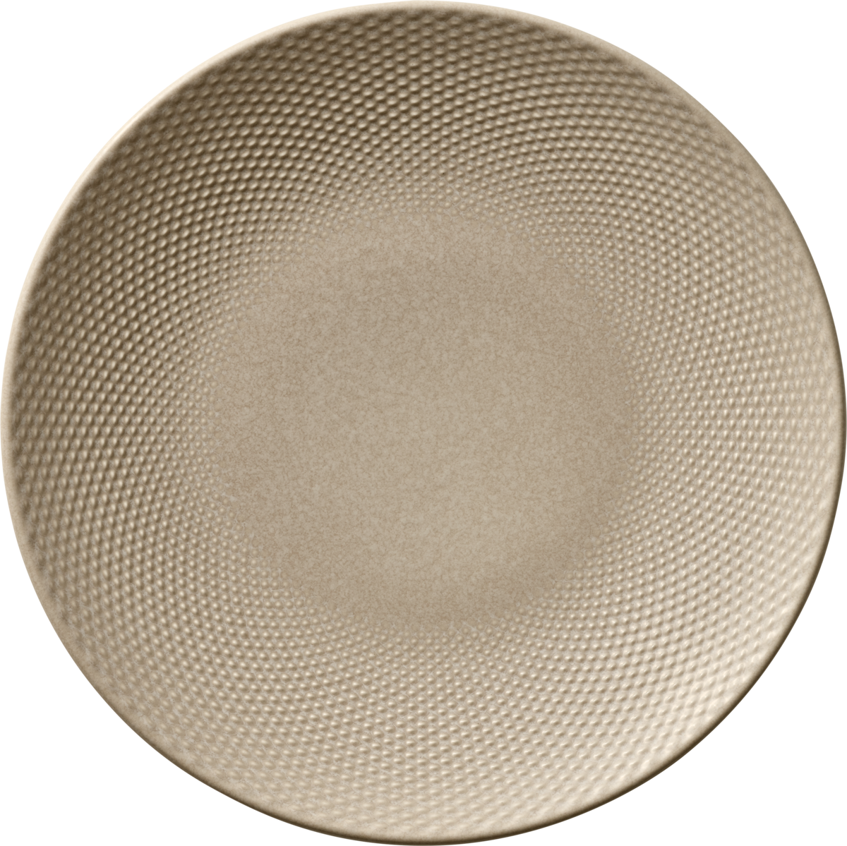 BHS tabletop AG Teller flach rund coup Relief almond 28cm für stilvolle Präsentation von Speisen.