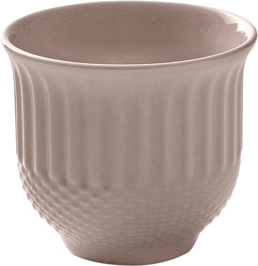 BHS tabletop AG Obertasse Relief blush 0.08l – ideal für Desserts und kleine Portionen