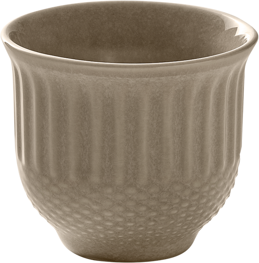 BHS tabletop AG Obertasse Relief almond 0.08l für Gastronomie