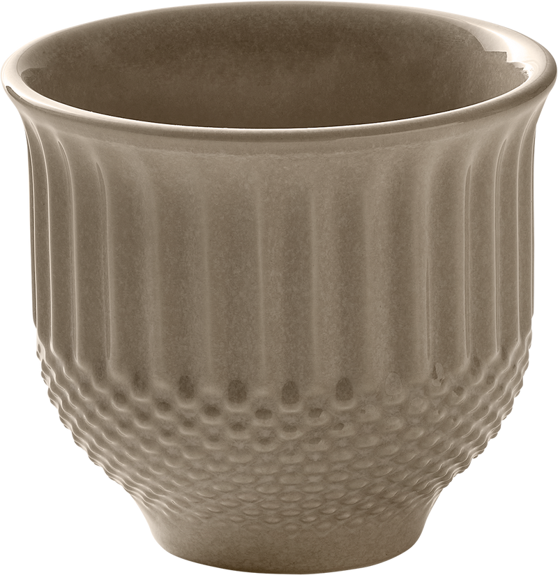 BHS tabletop AG Becher Relief almond 0.30l - ideal für Gastronomie und gedeckte Tische