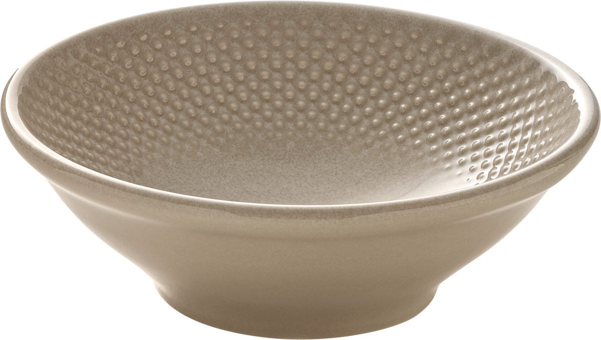 BHS tabletop AG Schüssel rund Relief almond 16cm/0.50l