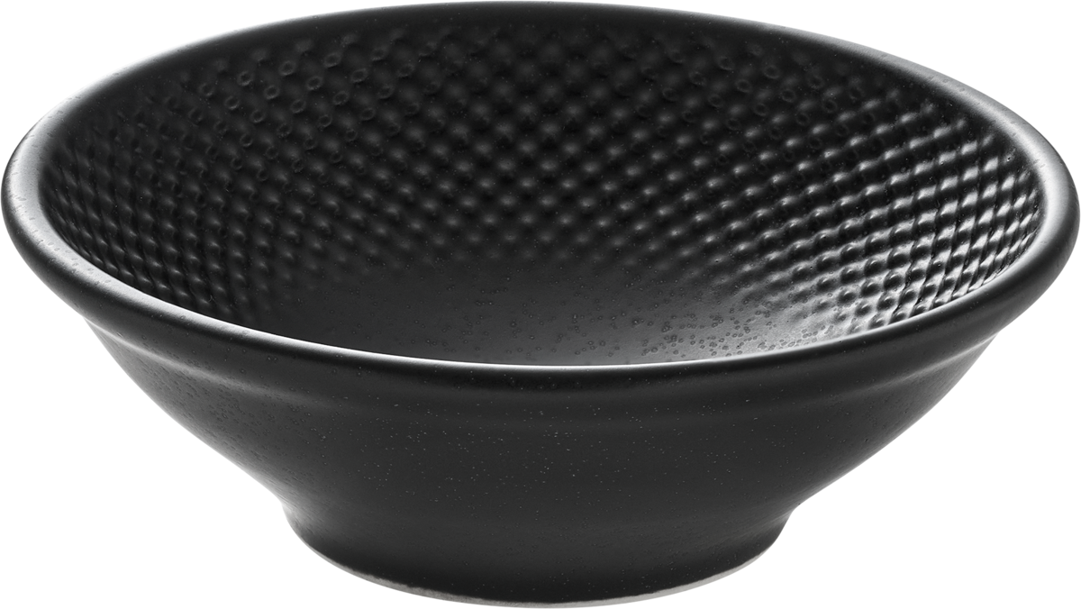 BHS tabletop AG Schüssel rund Relief coal 16cm für moderne Tischgestaltung